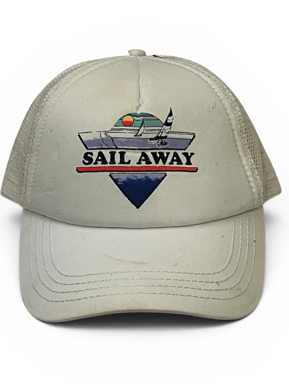 Billabong Sail Away Graphic Trucker Hat - White